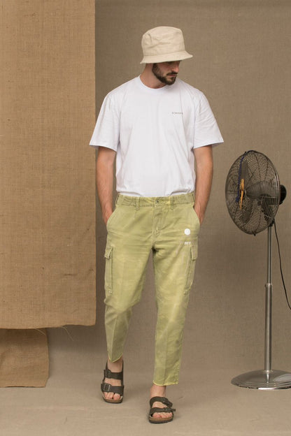 Don The Fuller Green Cotton Men's Jeans