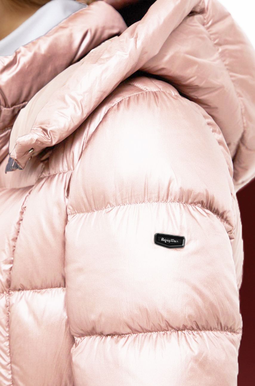 Рожева нейлонова жіноча куртка Refrigiwear