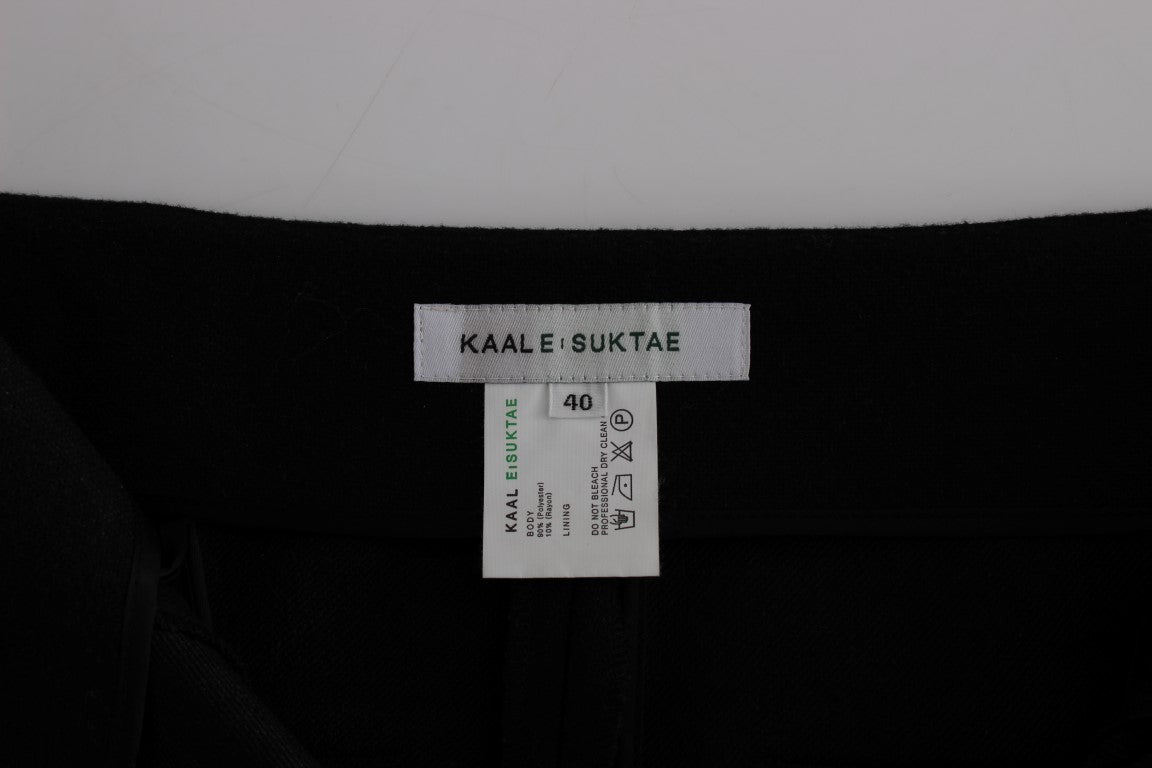 Елегантні чорні штани з високою талією KAALE SUKTAE