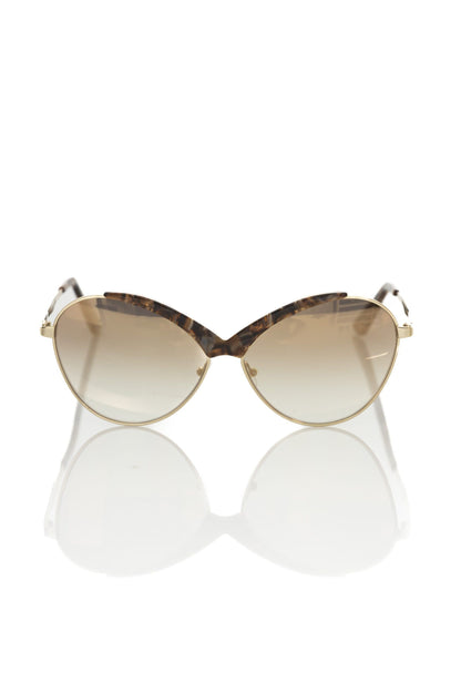 Жіночі сонцезахисні окуляри Frankie Morello Beige Metallic