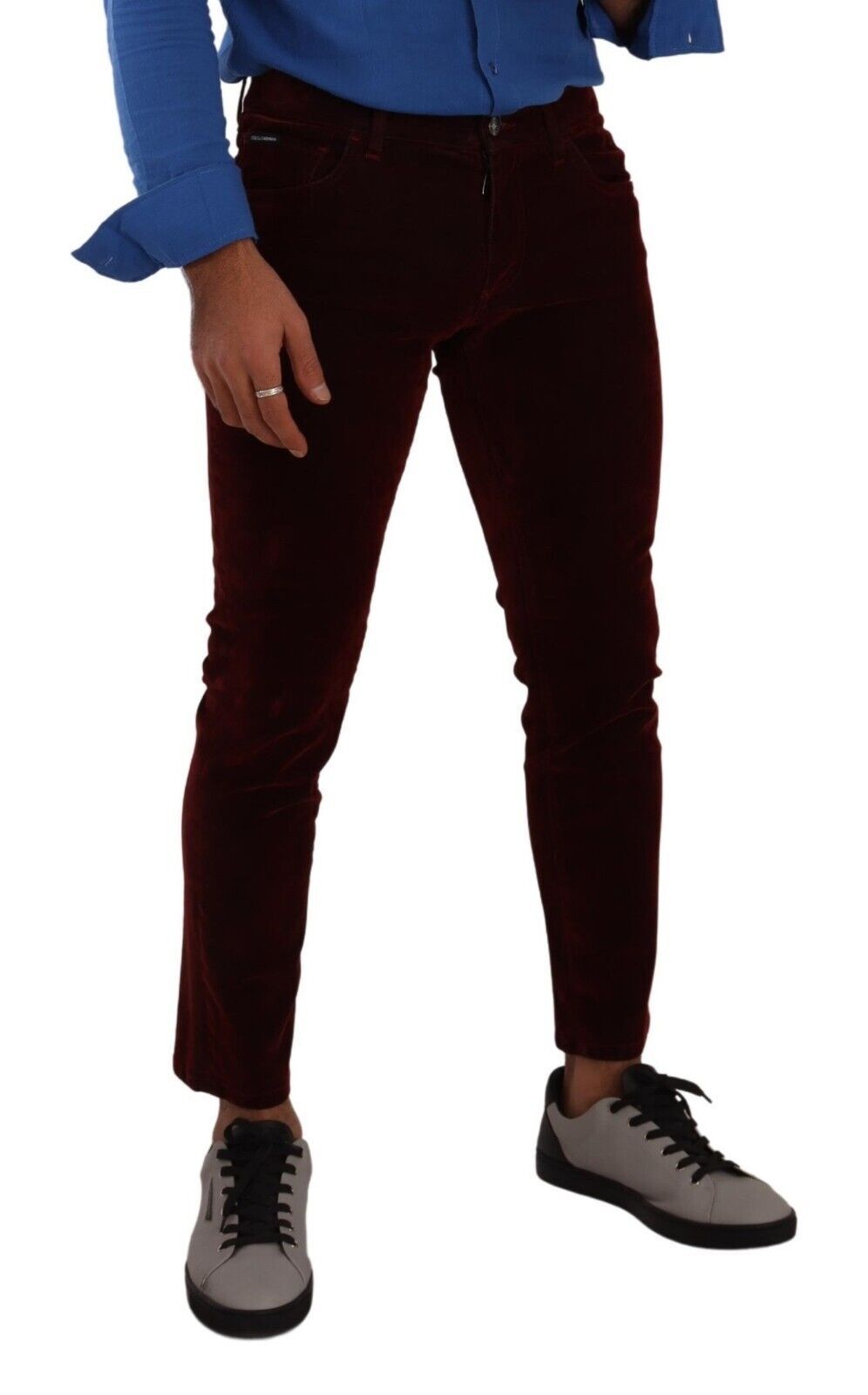 Вузькі джинси Dolce &amp; Gabbana Bordeaux Slim Fit