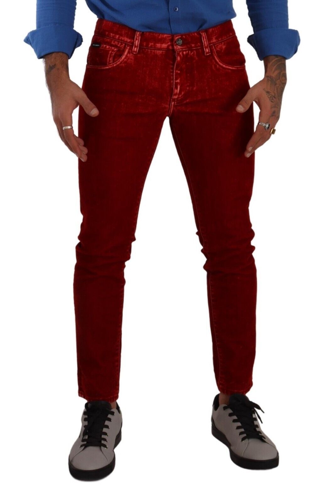 Дизайнерські джинси Dolce &amp; Gabbana Ravishing Red Slim Fit