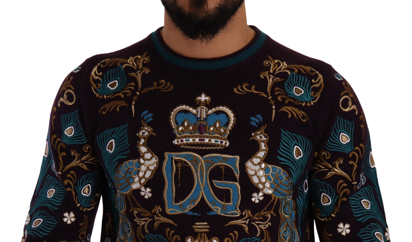 Елегантний кашеміровий светр Dolce &amp; Gabbana з круглим вирізом