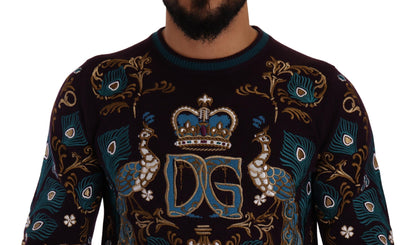 Елегантний кашеміровий светр Dolce &amp; Gabbana з круглим вирізом