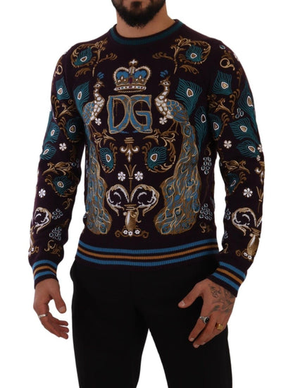 Елегантний кашеміровий светр Dolce &amp; Gabbana з круглим вирізом