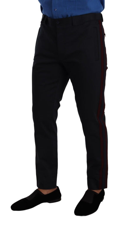 Сині брюки-чінос Dolce &amp; Gabbana Chic Slim Fit