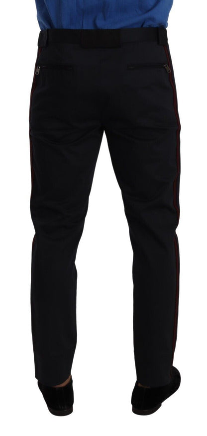 Сині брюки-чінос Dolce &amp; Gabbana Chic Slim Fit