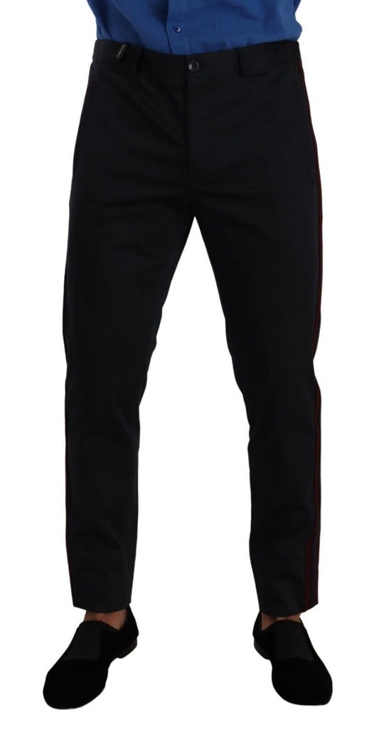 Сині брюки-чінос Dolce &amp; Gabbana Chic Slim Fit