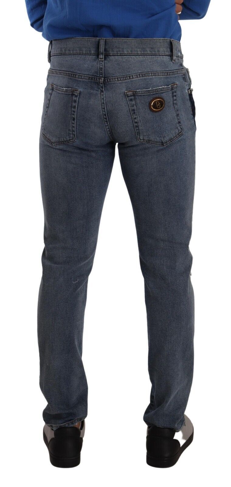 Потертий джинсовий одяг Dolce &amp; Gabbana Chic Slim Fit