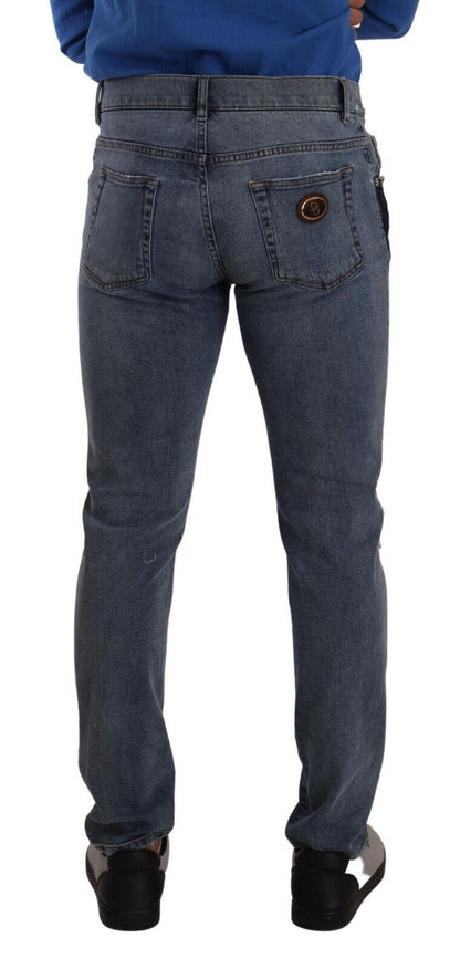 Потертий джинсовий одяг Dolce &amp; Gabbana Chic Slim Fit