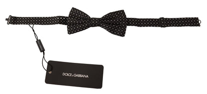 Елегантний шовковий чорний фантазійний метелик Dolce &amp; Gabbana
