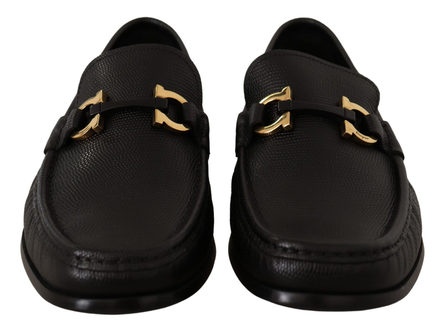 Елегантні чорні лофери з телячої шкіри Salvatore Ferragamo