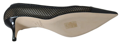 Шикарні туфлі Jimmy Choo із лакованою сіткою з гострими тонами