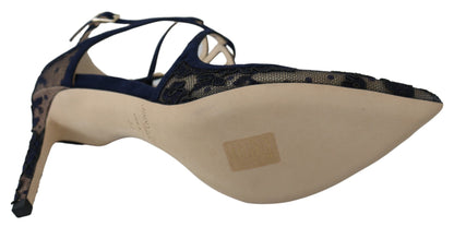 Jimmy Choo Темно-сині шкіряні туфлі Lancer Elegance Unleashed