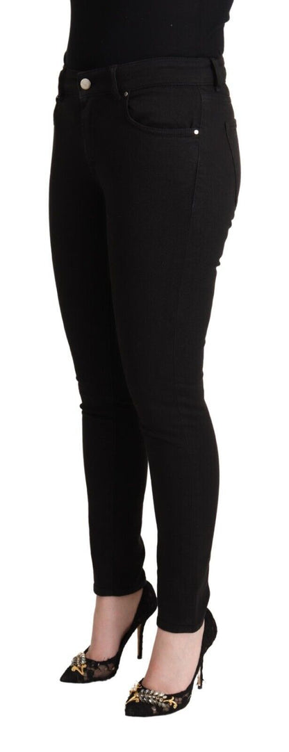 Чорні джинси Dolce &amp; Gabbana Chic Slim Fit
