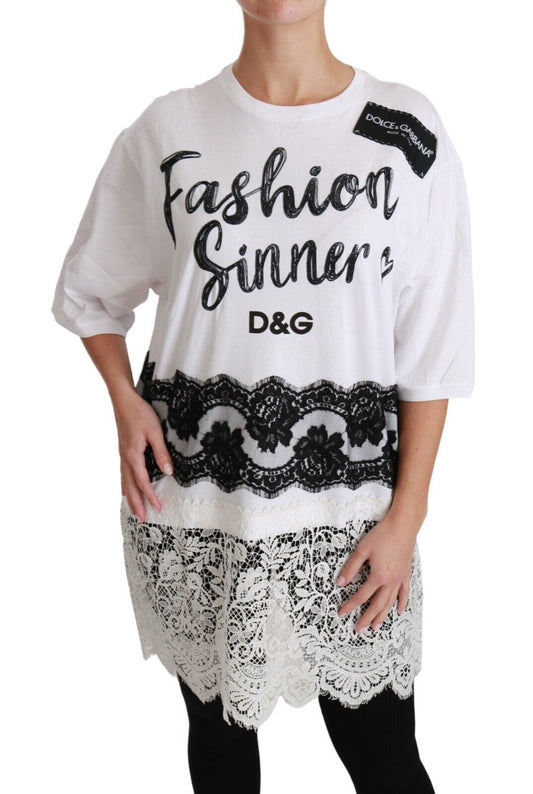 Футболка Dolce &amp; Gabbana Chic DG Fashion Sinners