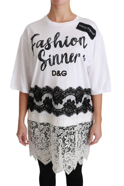 Футболка Dolce &amp; Gabbana Chic DG Fashion Sinners