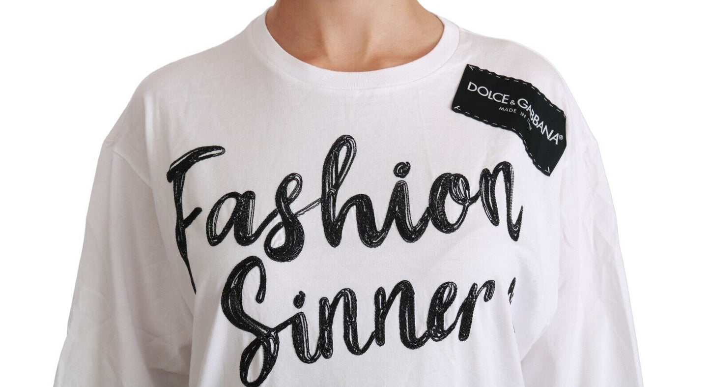 Футболка Dolce &amp; Gabbana Chic DG Fashion Sinners