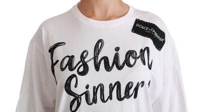 Футболка Dolce &amp; Gabbana Chic DG Fashion Sinners