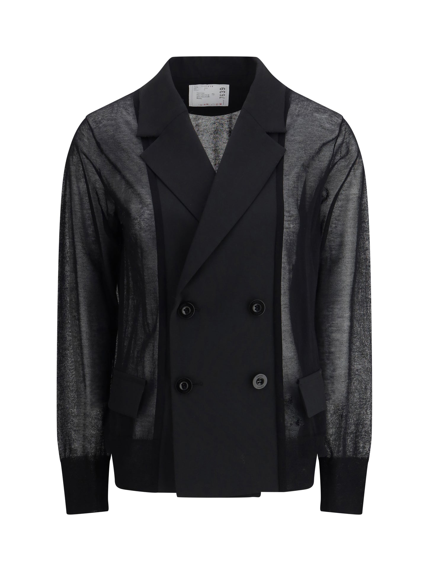Sacai Semi-transparent  Blazer Jacket