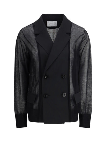 Sacai Semi-transparent  Blazer Jacket