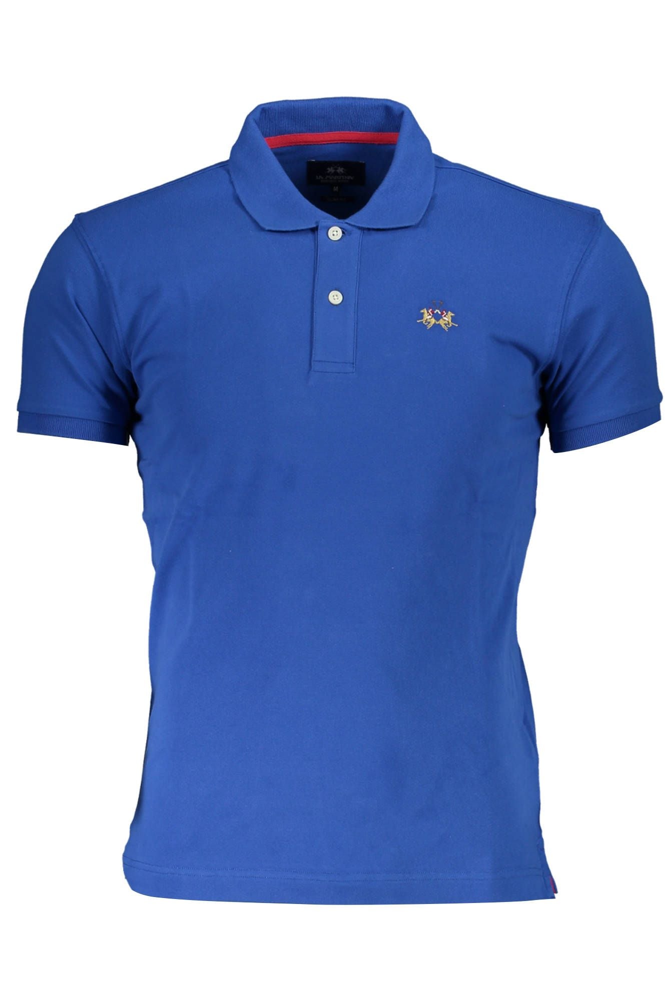 Футболка-поло La Martina Slim Fit з вишивкою та контрастними деталями