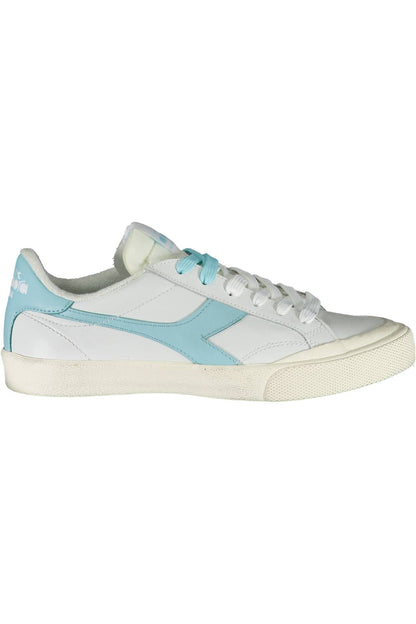 Білі шкіряні жіночі кросівки Diadora