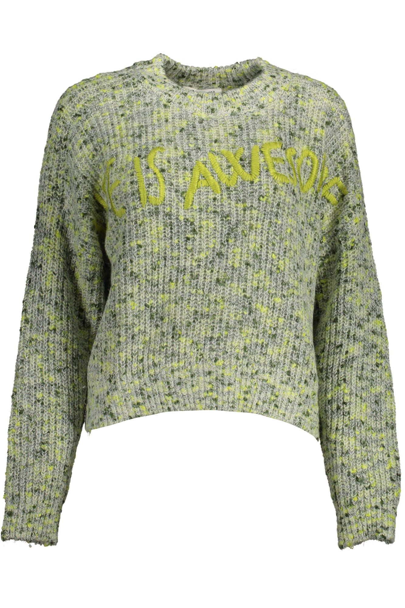 Зелений акриловий жіночий светр Desigual