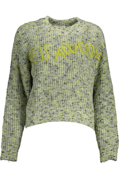 Зелений акриловий жіночий светр Desigual