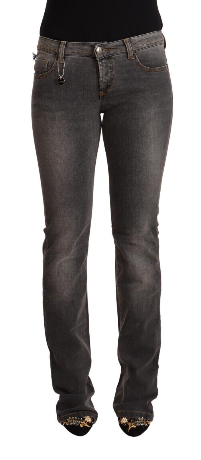 Костюм National Chic Grey Low Waist Skinny Denim