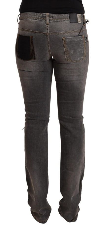 Костюм National Chic Grey Low Waist Skinny Denim