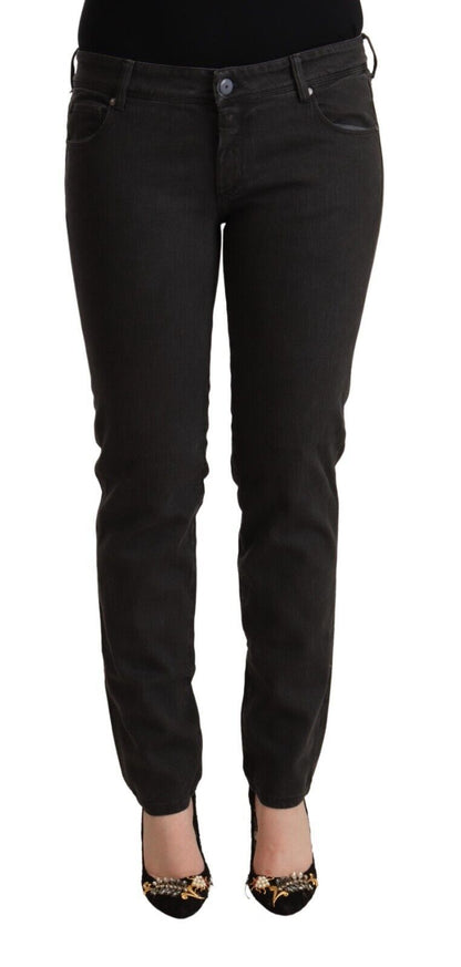 Ermanno Scervino Chic Black Denim з низькою талією