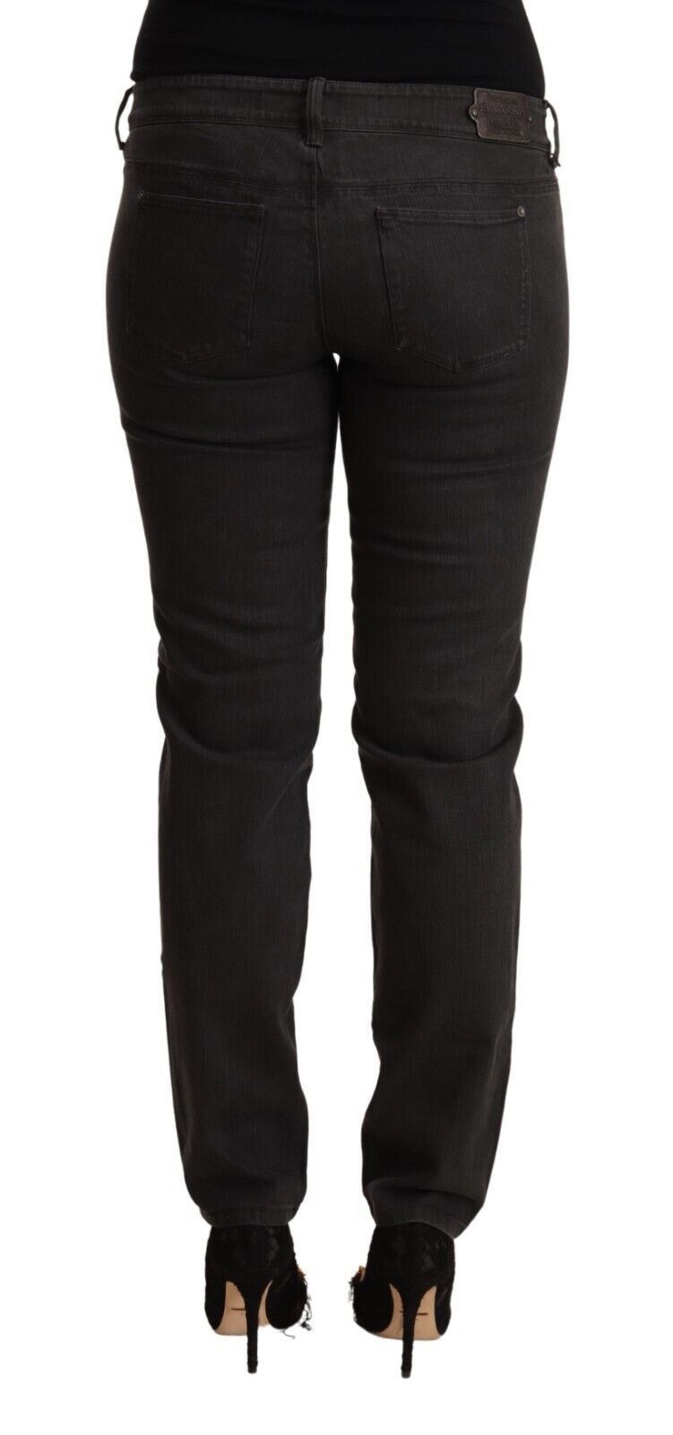 Ermanno Scervino Chic Black Denim з низькою талією