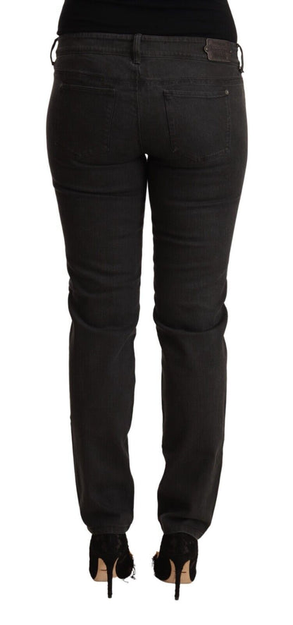 Ermanno Scervino Chic Black Denim з низькою талією