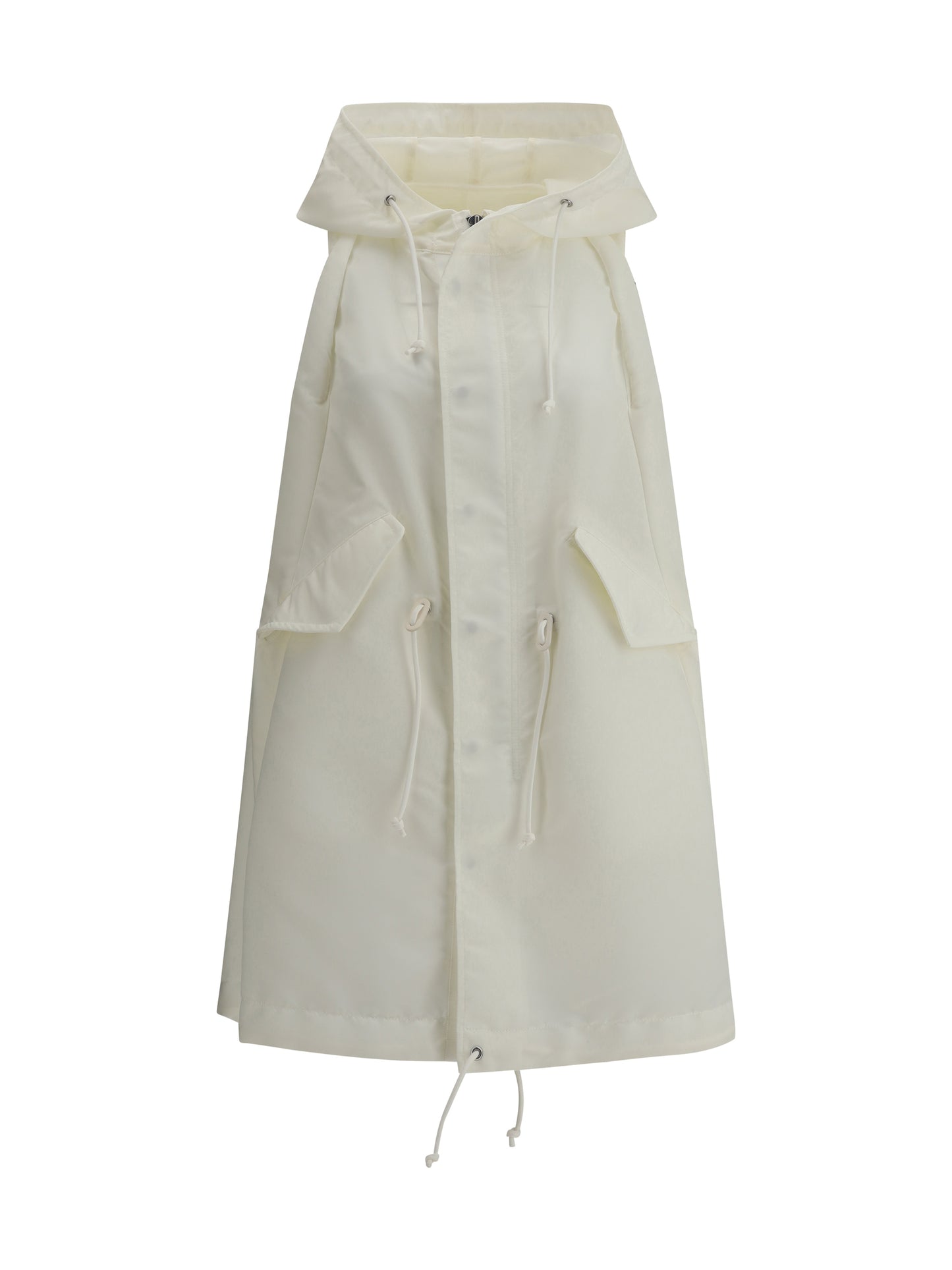 Sacai Long Vest with hood