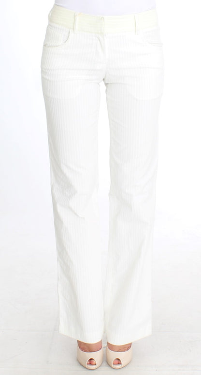 Прямі брюки в білу смужку Ermanno Scervino Chic