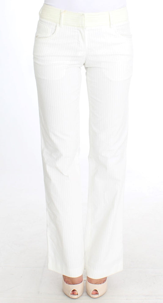 Прямі брюки в білу смужку Ermanno Scervino Chic