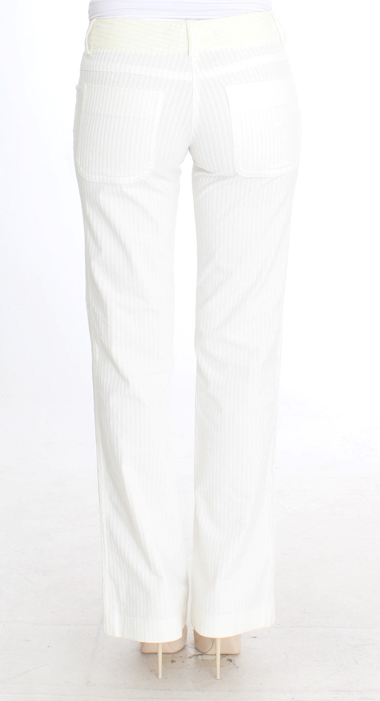 Прямі брюки в білу смужку Ermanno Scervino Chic