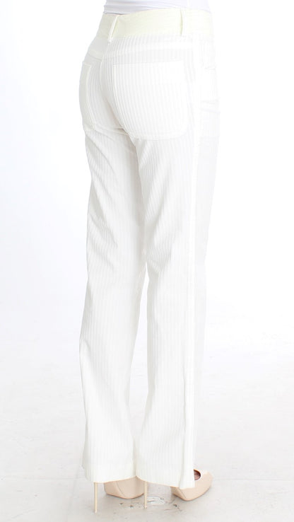Прямі брюки в білу смужку Ermanno Scervino Chic