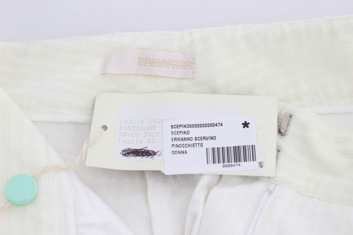 Прямі брюки в білу смужку Ermanno Scervino Chic