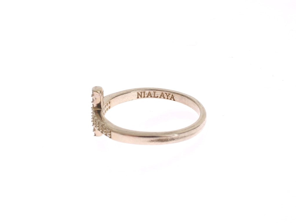 Каблучка Nialaya Silver CZ