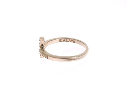 Каблучка Nialaya Silver CZ