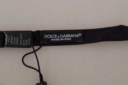 Елегантний чорний шовковий метелик Dolce &amp; Gabbana