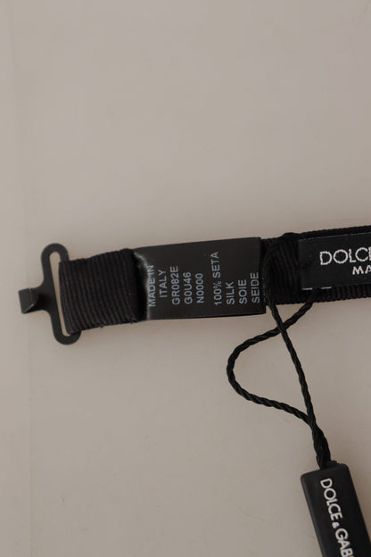 Елегантний чорний шовковий метелик Dolce &amp; Gabbana