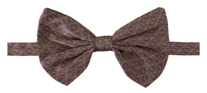 Dolce &amp; Gabbana Elegant Silk Gray Tie - чоловічий офіційний одяг
