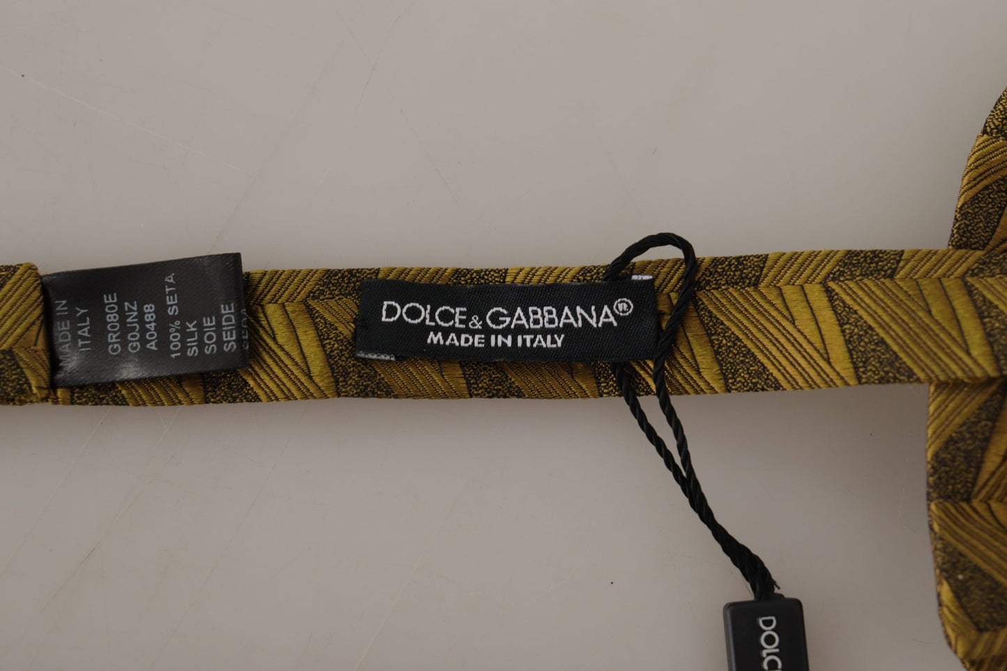 Елегантний золотий шовковий метелик Dolce &amp; Gabbana