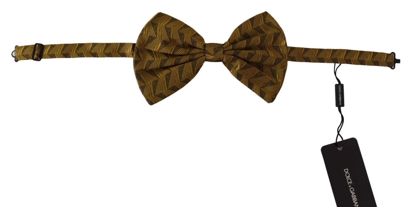 Елегантний золотий шовковий метелик Dolce &amp; Gabbana