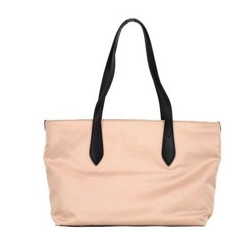 Сумочка Burberry Small Rose Beige з фірмовим логотипом Econyl Nylon Tote через плече
