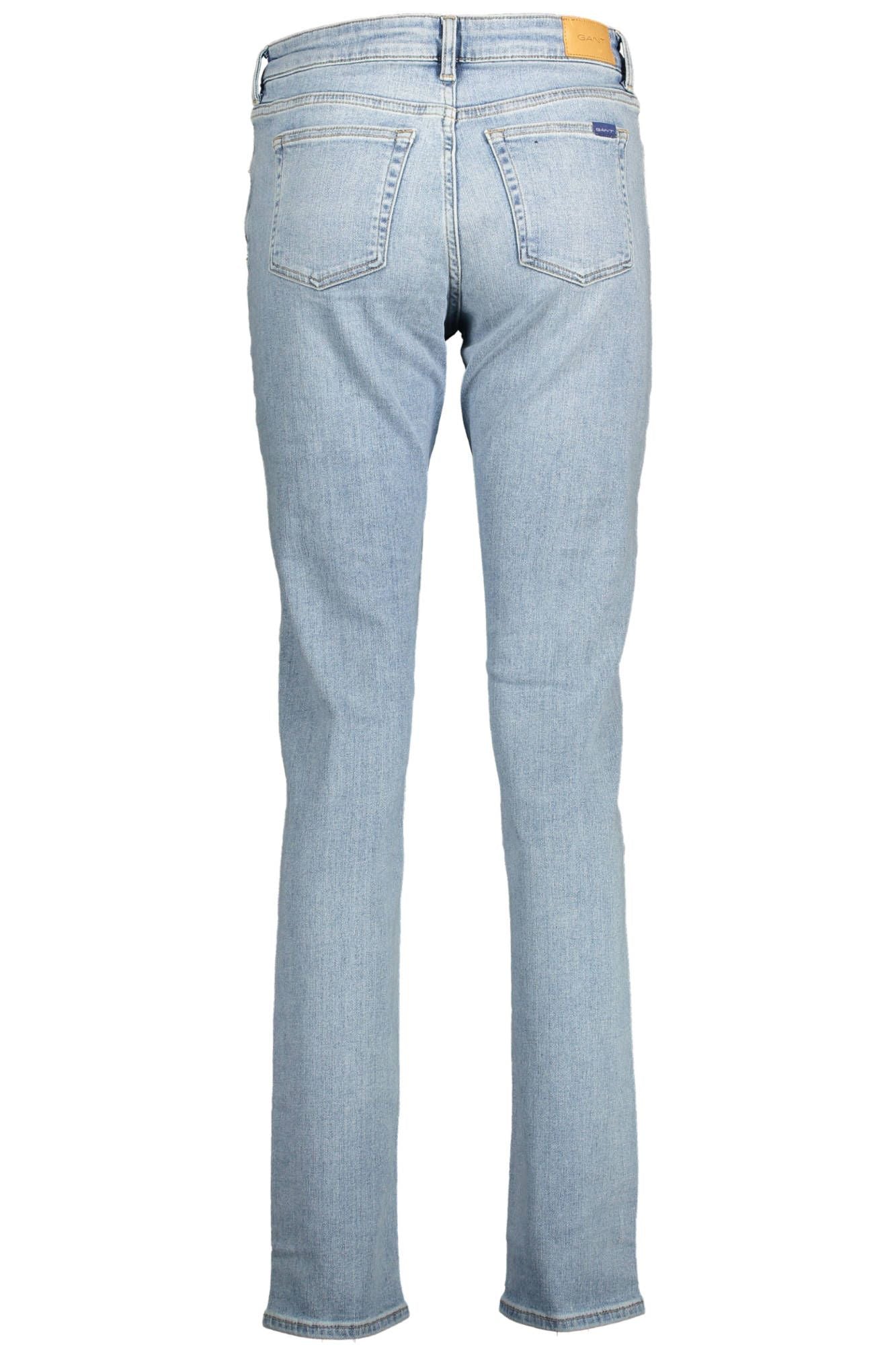 Бавовняні жіночі джинси Gant Light Blue