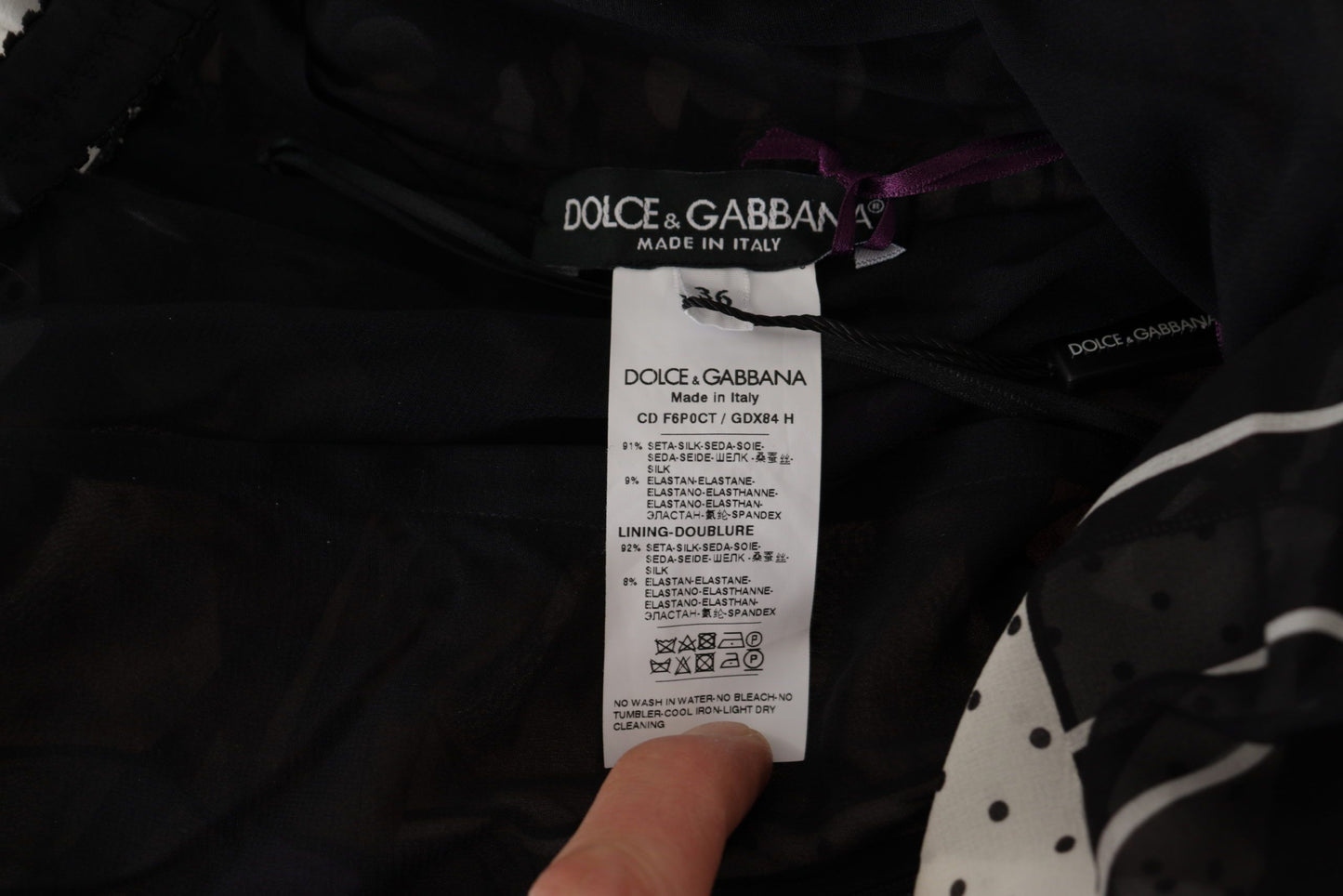 Елегантна сукня зі суміші шовку міді в стилі печворк Dolce &amp; Gabbana